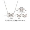 Silver Social Butterfly Set with Ring