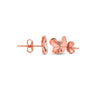 Rose Gold Social Butterfly Set with Ring