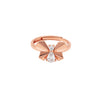 Rose Gold Social Butterfly Set with Ring