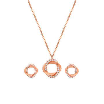 Rose Gold Allure Pendant Set