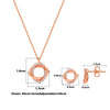 Rose Gold Allure Pendant Set