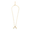 18k Gold Plated Silver Enchanted Pearl Necklace Set